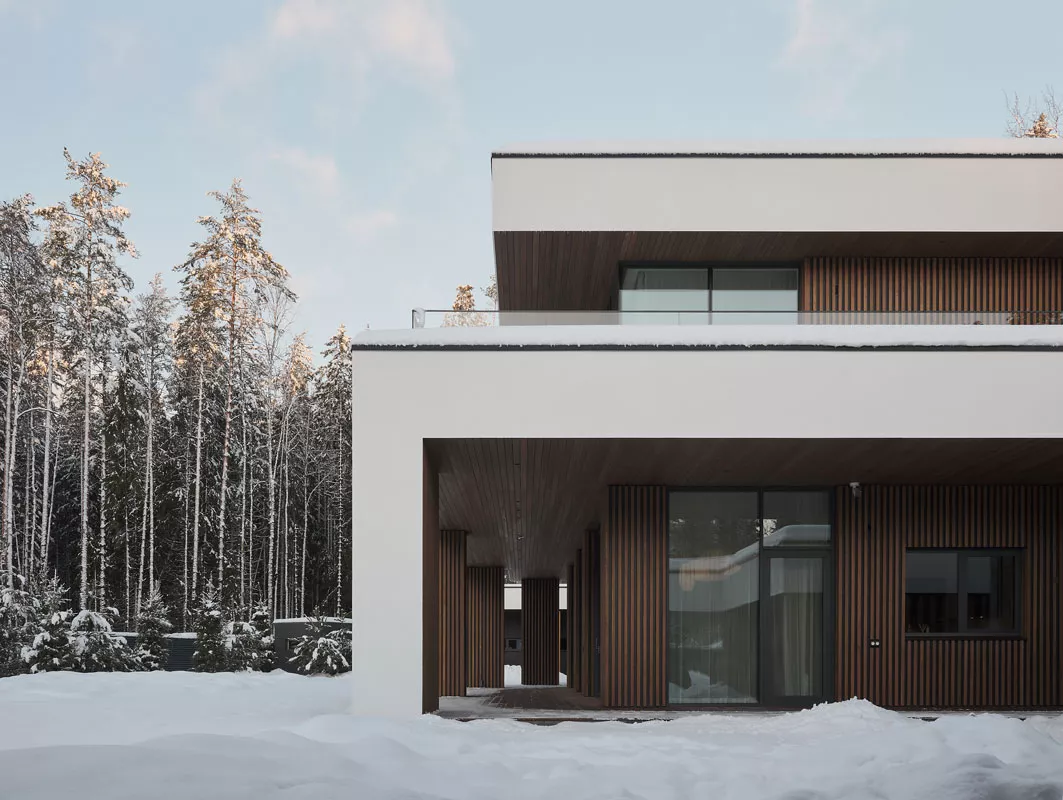 Вилла с бассейном - готовый проект ASTRAGAL-DESIGN